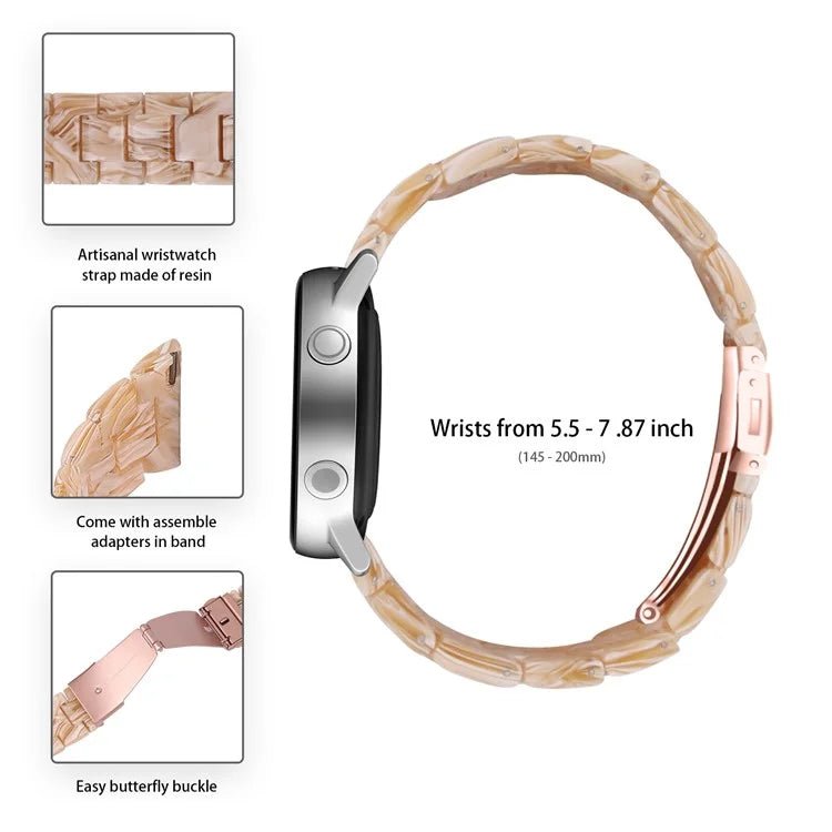 For Garmin Vivoactive 4 Resin Watch Strap 22mm Waterproof Replacement Watch Band