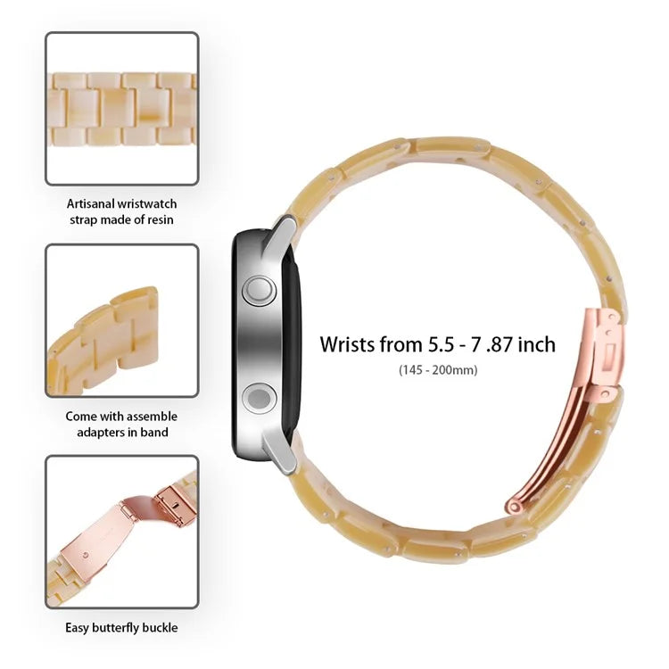 For Garmin Vivoactive 4 Resin Watch Strap 22mm Waterproof Replacement Watch Band