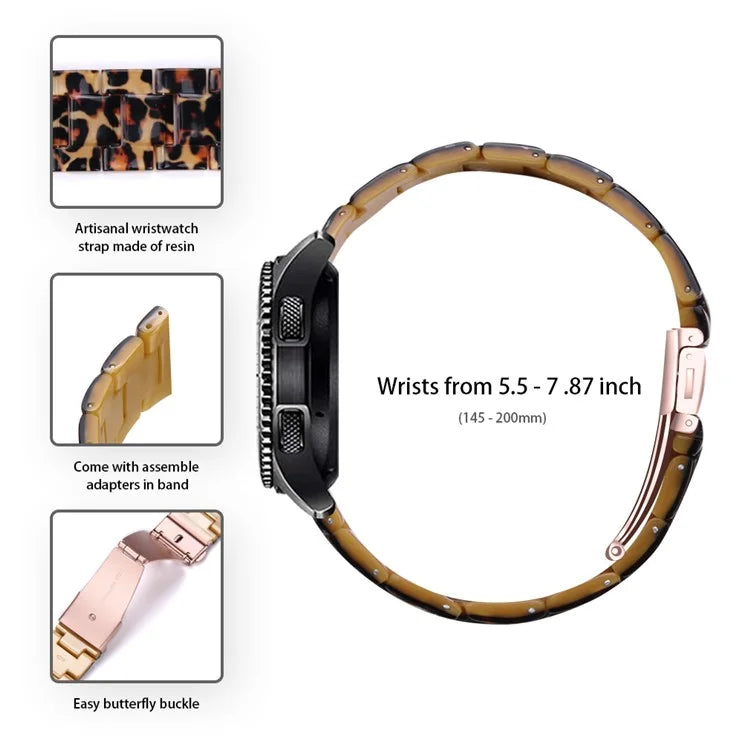For Huawei Watch 4 Pro / Watch GT 3 / 2 46mm Replacement Watch Band Waterproof 22mm Resin Watch Strap