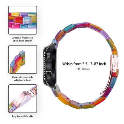 For Huawei Watch 4 Pro / Watch GT 3 / 2 46mm Replacement Watch Band Waterproof 22mm Resin Watch Strap