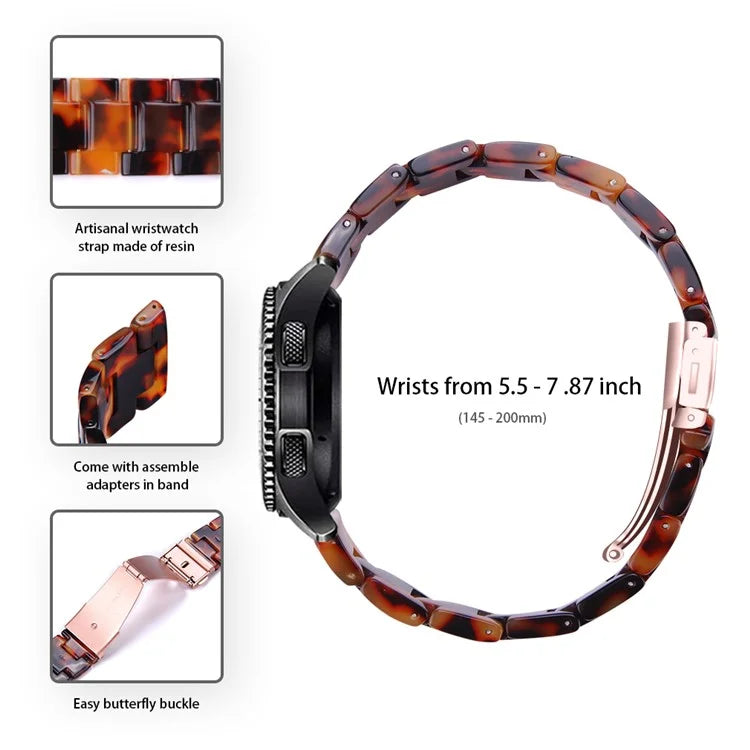 For Huawei Watch 4 Pro / Watch GT 3 / 2 46mm Replacement Watch Band Waterproof 22mm Resin Watch Strap