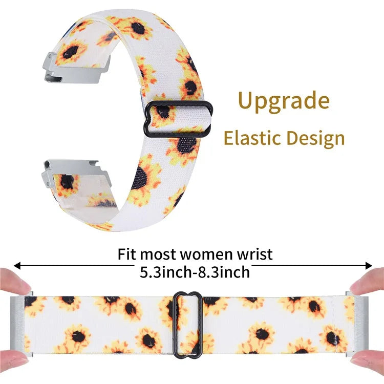 For Huawei Watch 4 Pro / Watch GT 3 / 2 46mm Nylon Watch Band 22mm Quick Release Replacement Elastic Watch Strap