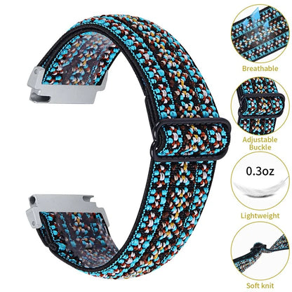 For Huawei Watch 4 Pro / Watch GT 3 / 2 46mm Nylon Watch Band 22mm Quick Release Replacement Elastic Watch Strap