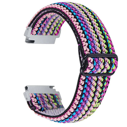 For Huawei Watch 4 Pro / Watch GT 3 / 2 46mm Nylon Watch Band 22mm Quick Release Replacement Elastic Watch Strap