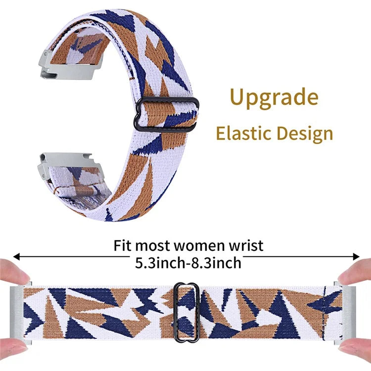 For Huawei Watch 4 Pro / Watch GT 3 / 2 46mm Nylon Watch Band 22mm Quick Release Replacement Elastic Watch Strap