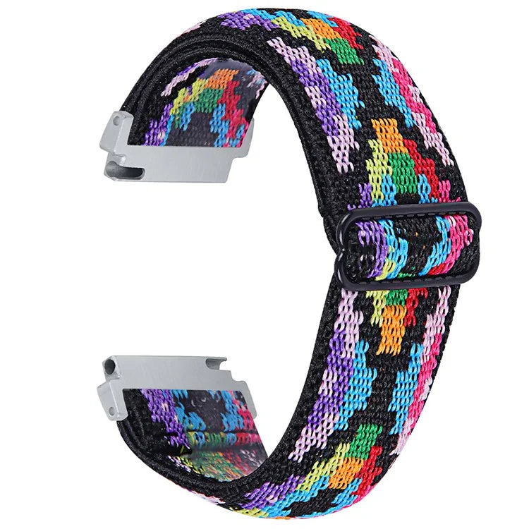 For Huawei Watch 4 Pro / Watch GT 3 / 2 46mm Nylon Watch Band 22mm Quick Release Replacement Elastic Watch Strap