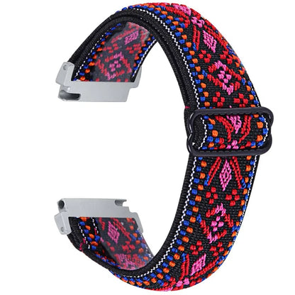 For Huawei Watch 4 Pro / Watch GT 3 / 2 46mm Nylon Watch Band 22mm Quick Release Replacement Elastic Watch Strap
