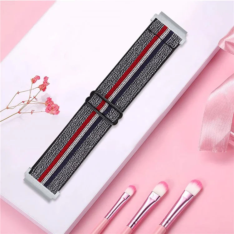 For Huawei Watch 4 Pro / Watch GT 3 / 2 46mm Nylon Watch Band 22mm Quick Release Replacement Elastic Watch Strap