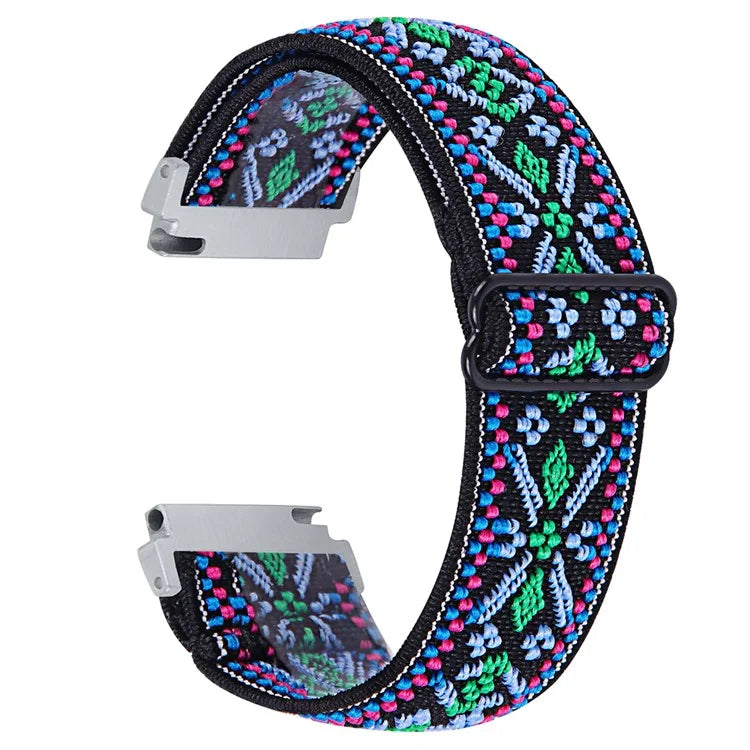 For Huawei Watch 4 Pro / Watch GT 3 / 2 46mm Nylon Watch Band 22mm Quick Release Replacement Elastic Watch Strap