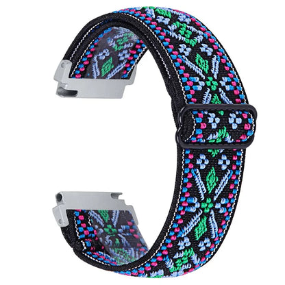 For Huawei Watch 4 Pro / Watch GT 3 / 2 46mm Nylon Watch Band 22mm Quick Release Replacement Elastic Watch Strap