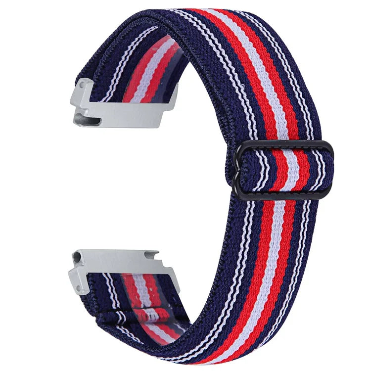 For Huawei Watch 4 Pro / Watch GT 3 / 2 46mm Nylon Watch Band 22mm Quick Release Replacement Elastic Watch Strap