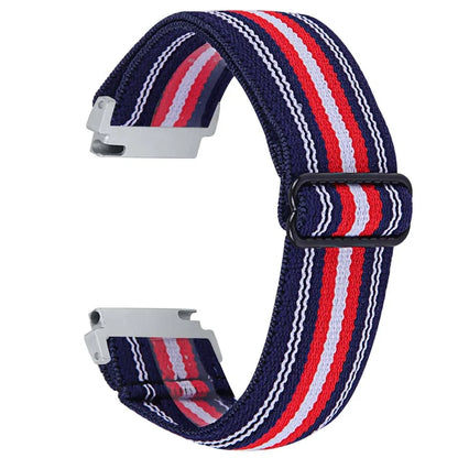 For Huawei Watch 4 Pro / Watch GT 3 / 2 46mm Nylon Watch Band 22mm Quick Release Replacement Elastic Watch Strap