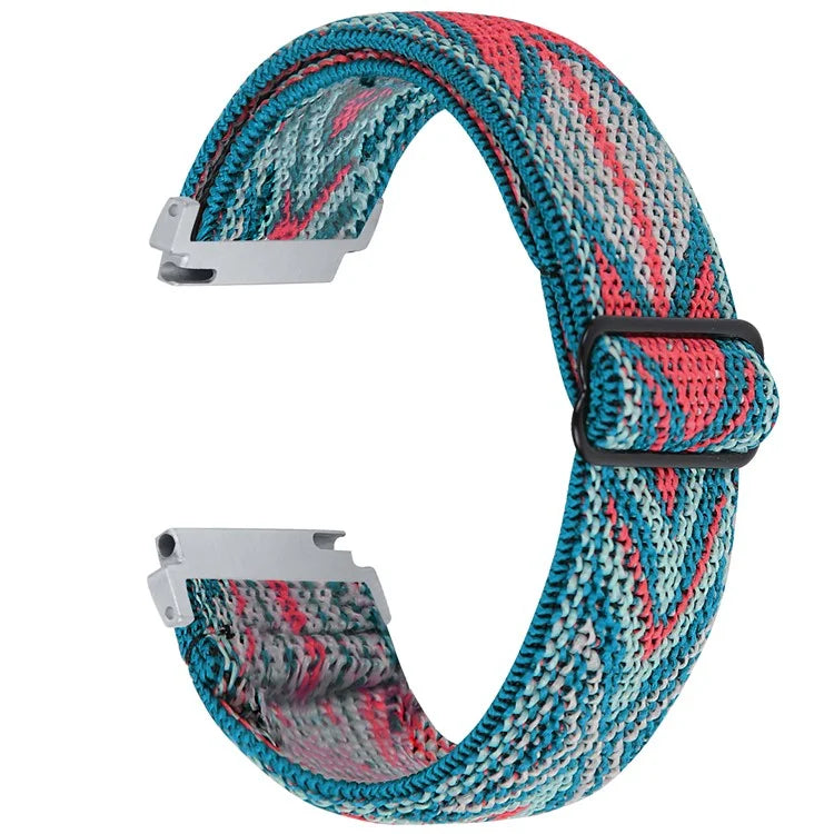 For Huawei Watch 4 Pro / Watch GT 3 / 2 46mm Nylon Watch Band 22mm Quick Release Replacement Elastic Watch Strap