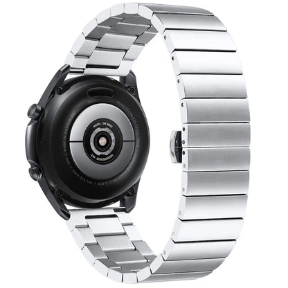 For Huawei Watch 4 Pro / Watch GT 3 / Watch GT 2 Stainless Steel Band 22mm Butterfly Buckle Replacement Strap