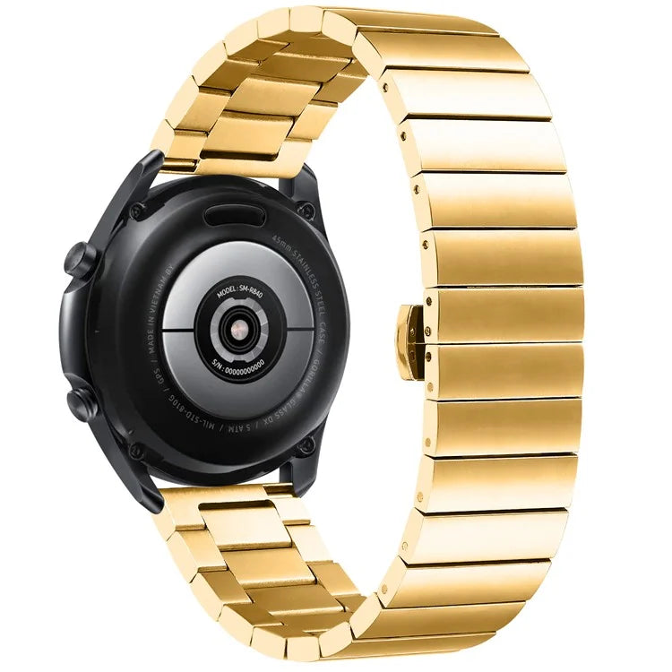 For Huawei Watch 4 Pro / Watch GT 3 / Watch GT 2 Stainless Steel Strap 22mm Butterfly Buckle Replace Band