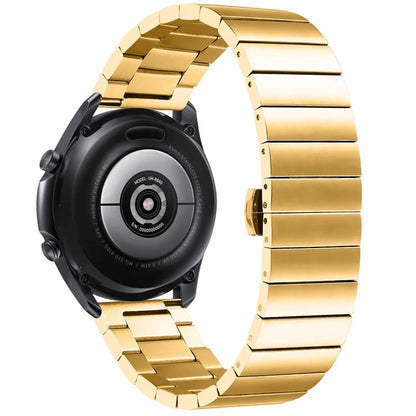 For Huawei Watch 4 Pro / Watch GT 3 / Watch GT 2 Stainless Steel Strap 22mm Butterfly Buckle Replace Band