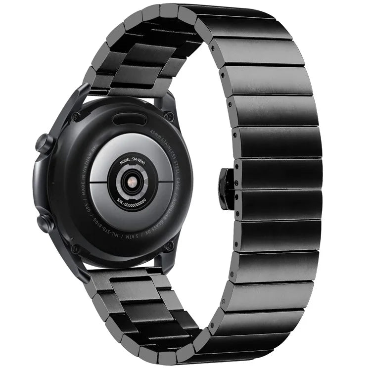 For Huawei Watch 4 Pro / Watch GT 3 / Watch GT 2 Stainless Steel Strap 22mm Butterfly Buckle Replace Band
