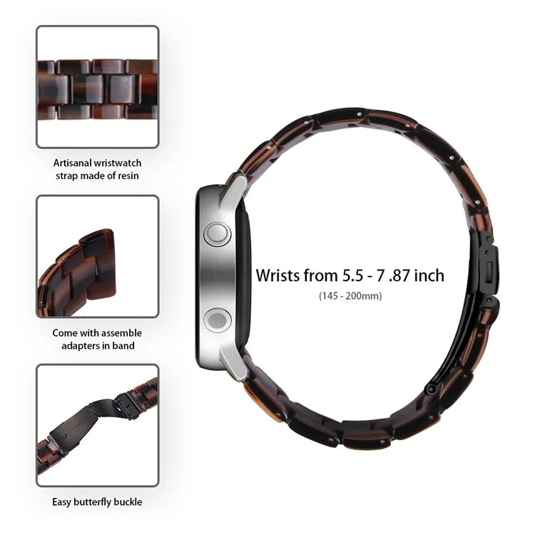 For Huawei Watch 4 Pro / Watch GT 3 / 2 46mm Resin Watch Band 22mm Waterproof Quick Release Watch Strap