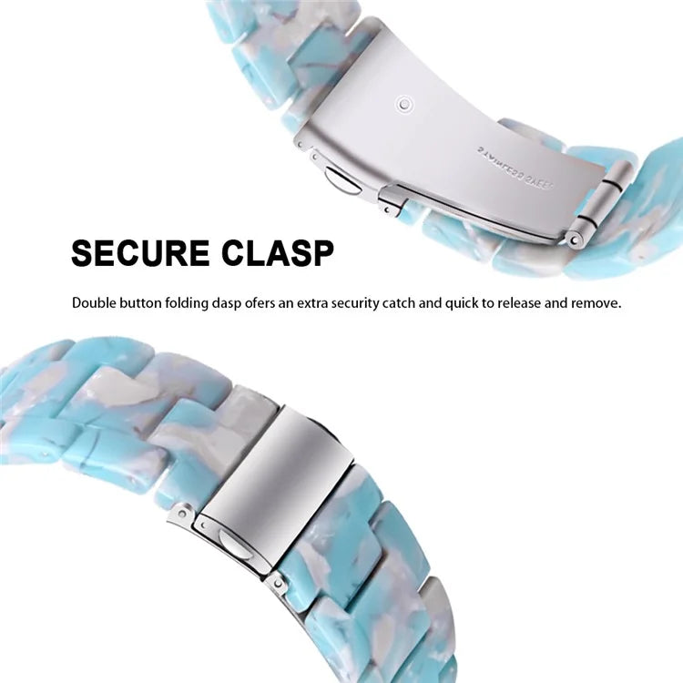 For Huawei Watch 4 Pro / Watch GT 3 / 2 46mm Resin Watch Band 22mm Waterproof Quick Release Watch Strap