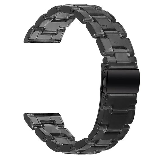 For Huawei Watch 4 Pro / Watch GT 3 / 2 46mm Resin Watch Band 22mm Waterproof Quick Release Watch Strap Black