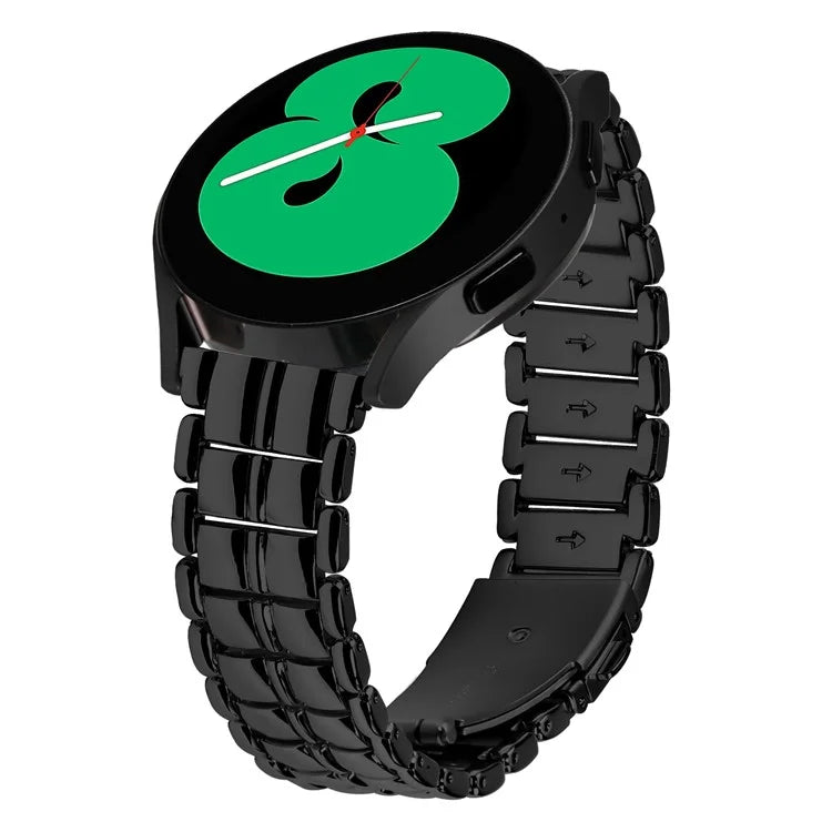 For Huami Amazfit Youth Edition 20mm Grid Texture Replacement Strap Stainless Steel Watch Band