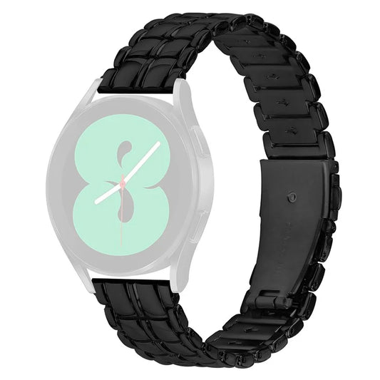 For Huami Amazfit Cheetah Pro 20mm Grid Texture Stainless Steel Strap Watch Band