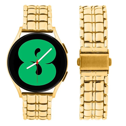 Replacement Strap for Garmin Vivomove  /  Vivomove HR 20mm Grid Texture Stainless Steel Watch Band
