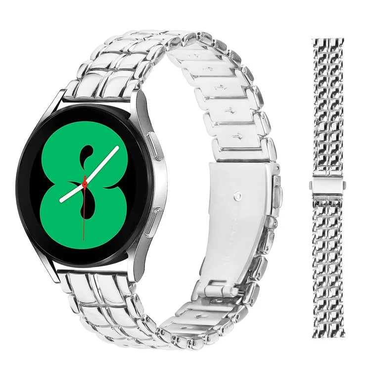 Replacement Strap for Garmin Vivomove  /  Vivomove HR 20mm Grid Texture Stainless Steel Watch Band