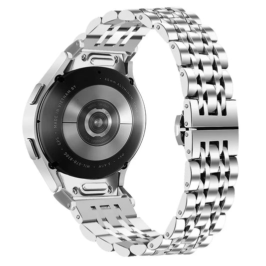 For Samsung Galaxy Watch 5 Pro  /  Watch 5  /  Watch4 Smart Watch Strap Stainless Steel Wrist Band