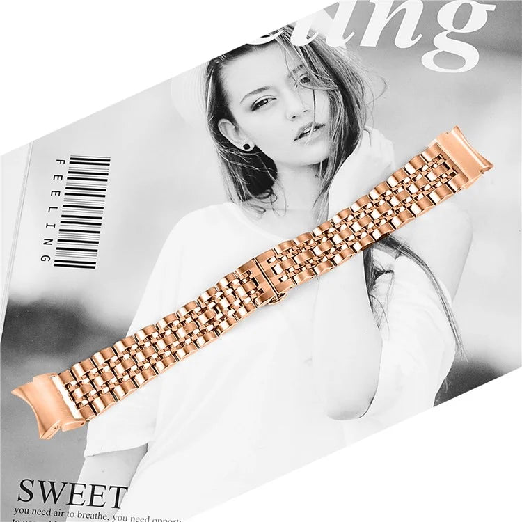 For Samsung Galaxy Watch6 / Watch6 Classic Stainless Steel Watch Band Replacement Strap with Quick Release Connector