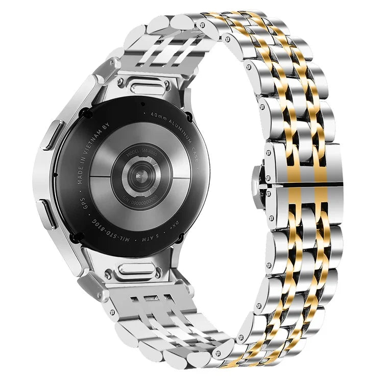 For Samsung Galaxy Watch6 / Watch6 Classic Stainless Steel Watch Band Replacement Strap with Quick Release Connector