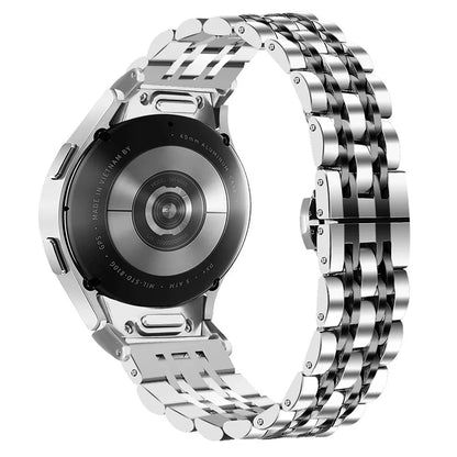 For Samsung Galaxy Watch6 / Watch6 Classic Stainless Steel Watch Band Replacement Strap with Quick Release Connector