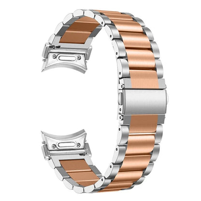 For Samsung Galaxy Watch 5 / 5 Pro / Watch4 / Watch4 Classic 46mm Stainless Steel Strap Quick Release Connector Watch Band