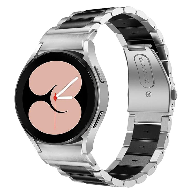 For Samsung Galaxy Watch 5 / 5 Pro / Watch4 / Watch4 Classic 46mm Stainless Steel Strap Quick Release Connector Watch Band