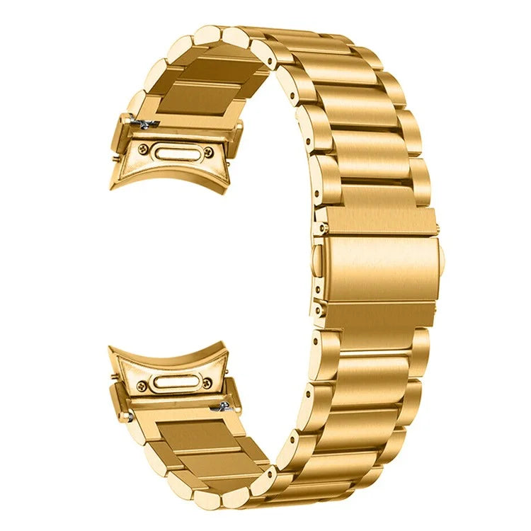 For Samsung Galaxy Watch 5 / 5 Pro / Watch4 / Watch4 Classic 46mm Stainless Steel Strap Quick Release Connector Watch Band