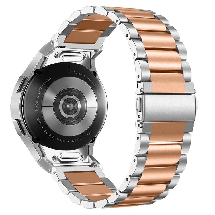 For Samsung Galaxy Watch6 / Watch6 Classic Replacement Metal Strap Quick Release Connector Stainless Steel Watch Band