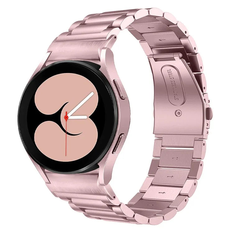 For Samsung Galaxy Watch6 / Watch6 Classic Replacement Metal Strap Quick Release Connector Stainless Steel Watch Band