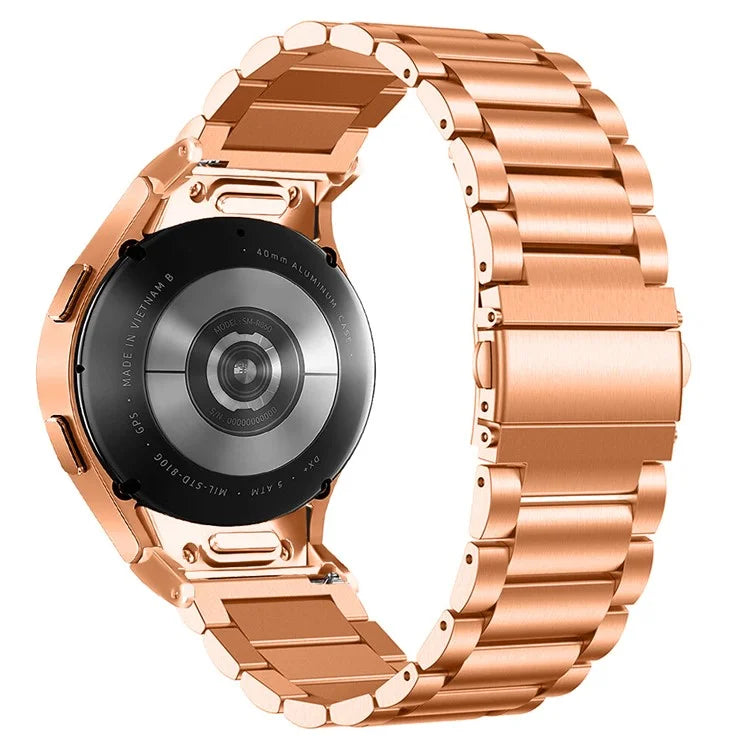 For Samsung Galaxy Watch6 / Watch6 Classic Replacement Metal Strap Quick Release Connector Stainless Steel Watch Band