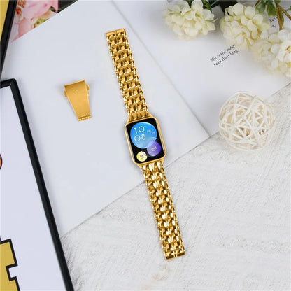 For Xiaomi Smart Band 8 Pro Metal Wrist Band Replacement Smart Watch Strap