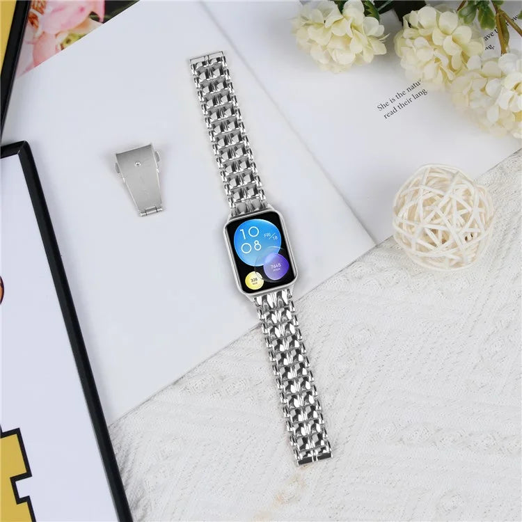 For Xiaomi Smart Band 8 Pro Metal Wrist Band Replacement Smart Watch Strap