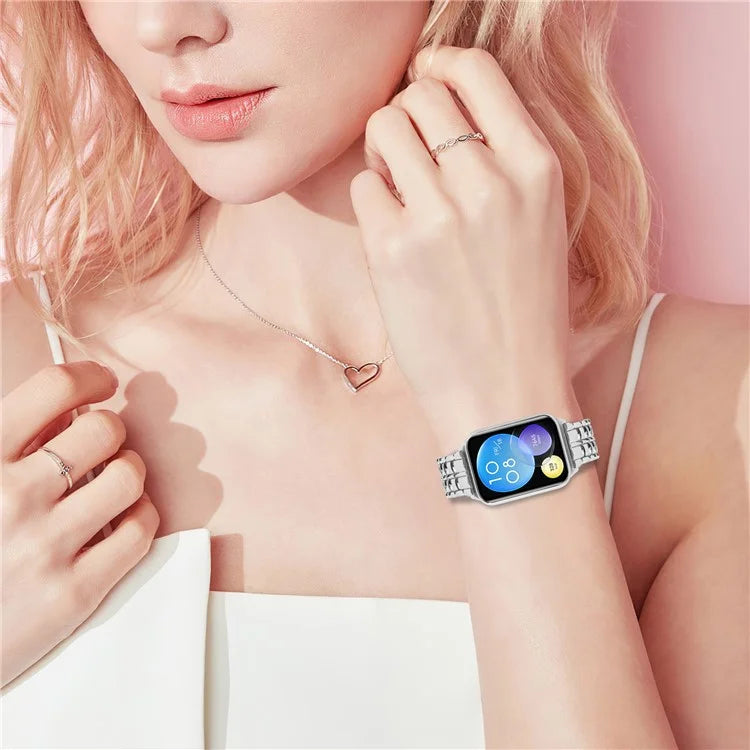 For Xiaomi Smart Band 8 Pro Metal Wrist Band Replacement Smart Watch Strap