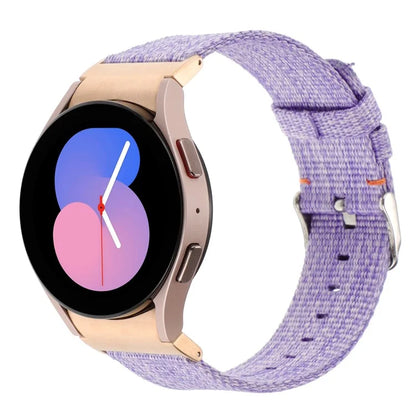 For Samsung Galaxy Watch6 / Watch6 Classic / Watch 5 / Watch 5 Pro Watch Band Adjustable Nylon Wrist Strap