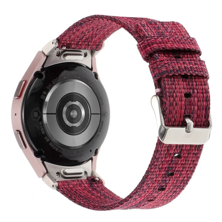 For Samsung Galaxy Watch6 / Watch6 Classic / Watch 5 / Watch 5 Pro Watch Band Adjustable Nylon Wrist Strap