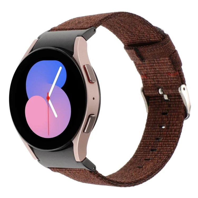 For Samsung Galaxy Watch6 / Watch6 Classic / Watch 5 / Watch 5 Pro Watch Band Adjustable Nylon Wrist Strap