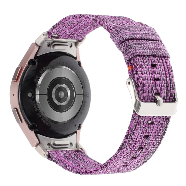 For Samsung Galaxy Watch6 / Watch6 Classic / Watch 5 / Watch 5 Pro Watch Band Adjustable Nylon Wrist Strap