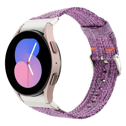 For Samsung Galaxy Watch6 / Watch6 Classic / Watch 5 / Watch 5 Pro Watch Band Adjustable Nylon Wrist Strap