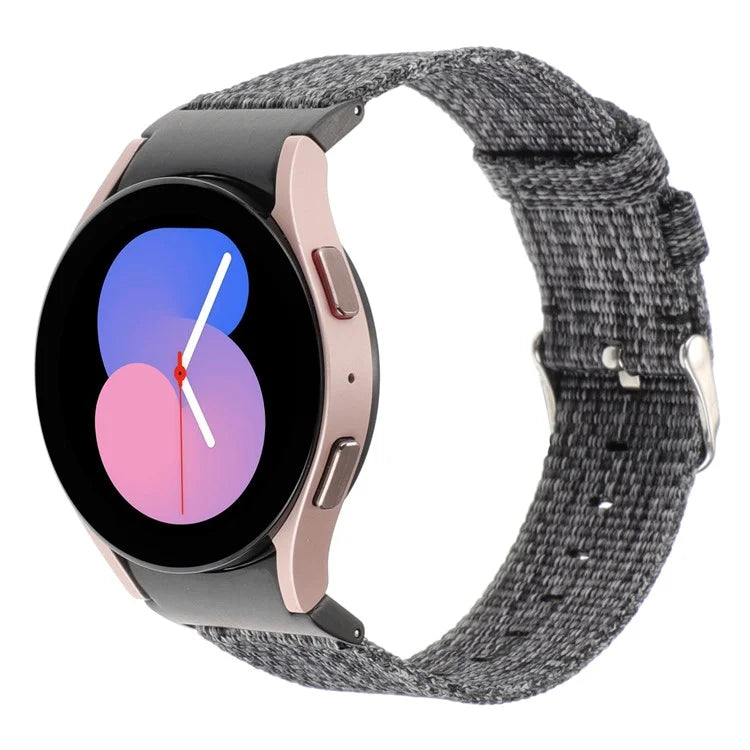 For Samsung Galaxy Watch6 / Watch6 Classic / Watch 5 / Watch 5 Pro Watch Band Adjustable Nylon Wrist Strap
