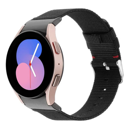 For Samsung Galaxy Watch6 / Watch6 Classic / Watch 5 / Watch 5 Pro Watch Band Adjustable Nylon Wrist Strap
