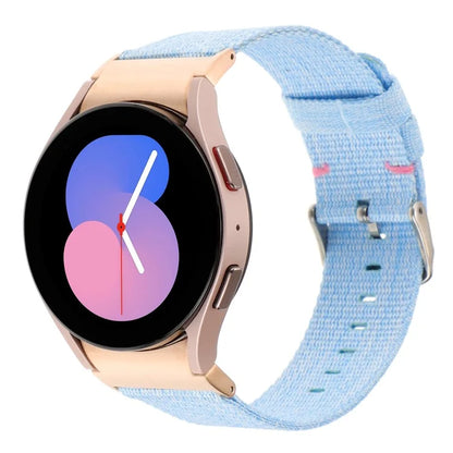 For Samsung Galaxy Watch6 / Watch6 Classic / Watch 5 / Watch 5 Pro Watch Band Adjustable Nylon Wrist Strap