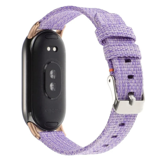 For Xiaomi Smart Band 8 Nylon Watch Strap Adjustable Wrist Band Replacement